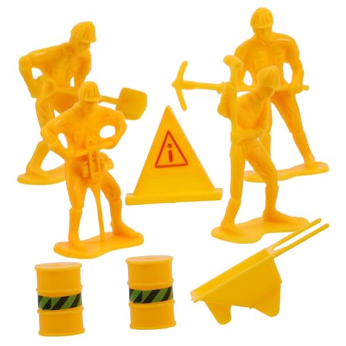 FIXOSHEE Realistisches Teiliges Mini Baustellen Figuren aus Robustem Kunststoff Detailreiche Bauarbeiter Modelle für Kuchen Dekoration und Kreatives Rollenspiel für Kindergeburtstage FIXOSHEE Realistisches Teiliges Mini Baustellen Figuren aus Robustem Kunststoff Detailreiche Bauarbeiter Modelle für Kuchen Dekoration und Kreatives Rollenspiel für Kindergeburtstage von FIXOSHEE