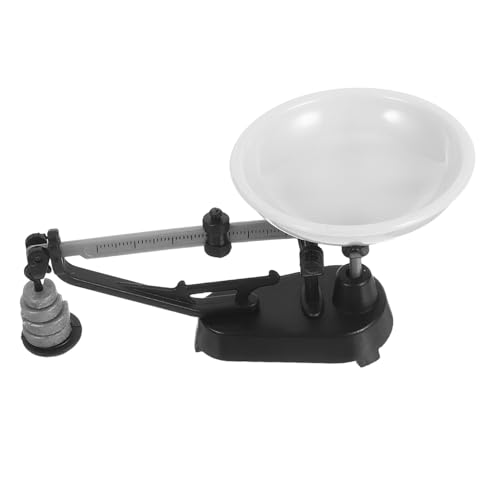 FIXOSHEE Retro Miniatur Waage Attrappe Kleine Mechanische Balance Waage Modell Puppenhaus Zubehör für Detailreiche Wohn Schlafzimmer Dekoration für Mini Haus Ornaments von FIXOSHEE
