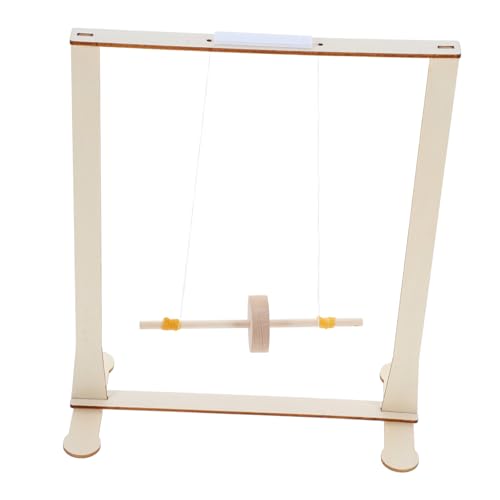 FIXOSHEE Roller -Swing -Instrument Kinderstammspielzeug Hilfsmittel Für Den Physikunterricht Science Experiment Maxwell Radmodell Physikspielzeug Aus Holz Lernset Physik Hölzern Beige von FIXOSHEE