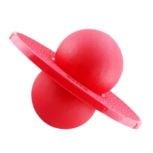 FIXOSHEE Rotes Hüpfball für Sportliches Outdoor Zubehör Glatte Kanten Langlebiges Material Fördert Bewegung und Koordination Kinderspielzeug für Draußen von FIXOSHEE