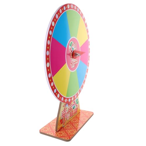 FIXOSHEE Rotierendes Preisrad mit Segmenten aus Leichtem DIY Partyspiel für Interaktive Gewinnspiele und Dekorative Event Attraktion Tragbar und Vielseitig Einsetzbar von FIXOSHEE