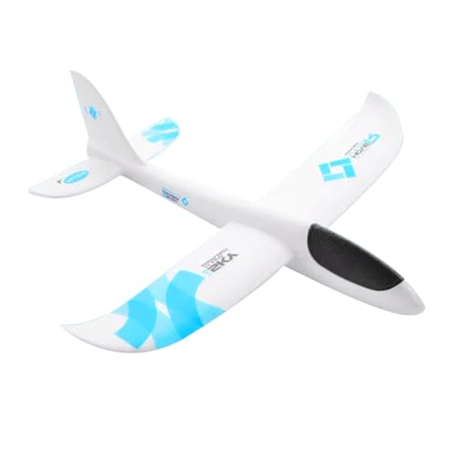 FIXOSHEE Schaumstoff Flugzeug Handwurf Flugzeug Outdoor Wurfgleiter mit Sticker Dekoration Lustiges Leichtes Außenspielzeug für Jungen Mädchen Freizeitspaß von FIXOSHEE