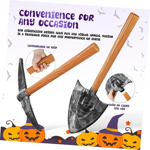 FIXOSHEE Schaumstoff Spitzhacke und Schaufel Teilig Zwerg Cosplay Requisiten für Halloween Karneval Bühnenauftritte Kompakt Langlebig Vielseitig für Kostüm Party FIXOSHEE Schaumstoff Spitzhacke und Schaufel Teilig Zwerg Cosplay Requisiten für Halloween Karneval Bühnenauftritte Kompakt Langlebig Vielseitig für Kostüm Party von FIXOSHEE