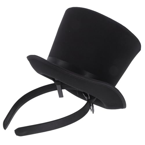 FIXOSHEE Schwarzer Kleiner Banquet Hut Festlicher Party Kopfschmuck für Karneval Hochzeit Bühnenauftritte Leichte Bequeme Kostümaccessoires FIXOSHEE Schwarzer Kleiner Banquet Hut Festlicher Party Kopfschmuck für Karneval Hochzeit Bühnenauftritte Leichte Bequeme Kostümaccessoires von FIXOSHEE