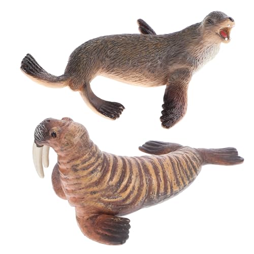 FIXOSHEE Simulation Meereslebewesen mit Seehund und Walross Figuren Detailgetreues Modell Dekoratives Aquarium und Lernhilfe für Erwachsene FIXOSHEE Simulation Meereslebewesen mit Seehund und Walross Figuren Detailgetreues Modell Dekoratives Aquarium und Lernhilfe für Erwachsene von FIXOSHEE