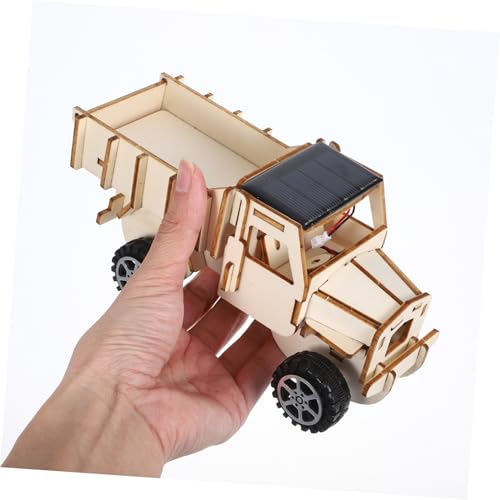 FIXOSHEE Solarbetriebener LKW Modellbausatz DIY Wissenschaftliches Experimentierset Robustes Langlebiges Material Einfach Zusammenzubauen Pädagogisches Lernspielzeug für Schulische von FIXOSHEE