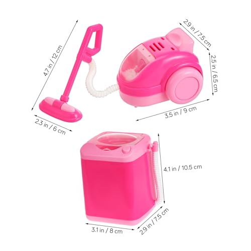 FIXOSHEE Staubsauger und Waschmaschine für Batteriebetriebener Mini Staubsauger mit Saugleistung Drehbare Waschmaschine Realistisches Küchenspielzeug für Jungen und Mädchen Geschenkidee FIXOSHEE Staubsauger und Waschmaschine für Batteriebetriebener Mini Staubsauger mit Saugleistung Drehbare Waschmaschine Realistisches Küchenspielzeug für Jungen und Mädchen Geschenkidee von FIXOSHEE