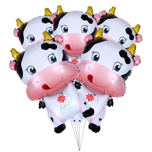 FIXOSHEE Teiliges Aluminiumfolie Ballons Kuhmotiv Cartoon Stier Partydeko Wiederverwendbar Metallisch Glänzend Geburtstag Feierlichkeiten FIXOSHEE Teiliges Aluminiumfolie Ballons Kuhmotiv Cartoon Stier Partydeko Wiederverwendbar Metallisch Glänzend Geburtstag Feierlichkeiten von FIXOSHEE
