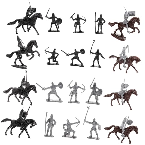 FIXOSHEE Teiliges Miniatur Ritter Figuren Wetterfeste Mini Soldaten Modelle mit Pferden Detailreiche Sandtisch Deko Figuren Geruchlose Kindersichere Miniatur Krieger für Realistische FIXOSHEE Teiliges Miniatur Ritter Figuren Wetterfeste Mini Soldaten Modelle mit Pferden Detailreiche Sandtisch Deko Figuren Geruchlose Kindersichere Miniatur Krieger für Realistische von FIXOSHEE