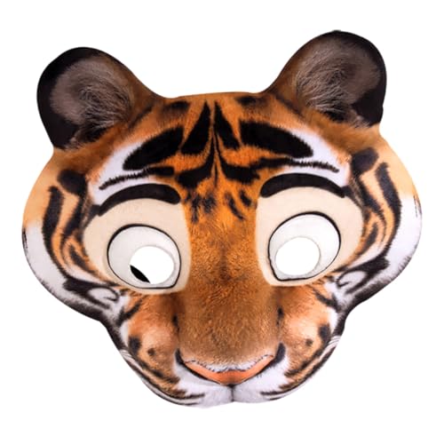 FIXOSHEE Tiger Maske EVA Tierkostüm Masquerade Maske Leicht Atmungsaktiv Für Halloween Karneval Maskerade Party Und Geburtstagsfeier FIXOSHEE Tiger Maske EVA Tierkostüm Masquerade Maske Leicht Atmungsaktiv Für Halloween Karneval Maskerade Party Und Geburtstagsfeier von FIXOSHEE