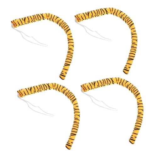 FIXOSHEE Tiger Tail Kostümprop für Teiliges Plüsch Fake für Halloween Cosplay Theater Aufführungen Tierkostüm Zubehör Langlebig Leicht und Vielseitig von FIXOSHEE