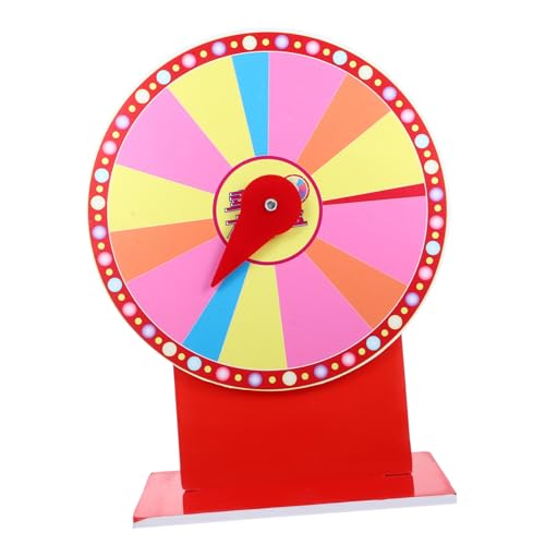 FIXOSHEE Tischspiel zum Selbergestalten mit drehbarem PVC Metall Rad abwischbare Felder leichtes DIY Spiel für Gewinnspiele Karneval Partys geeignet für Altersgruppen FIXOSHEE Tischspiel zum Selbergestalten mit drehbarem PVC Metall Rad abwischbare Felder leichtes DIY Spiel für Gewinnspiele Karneval Partys geeignet für Altersgruppen von FIXOSHEE