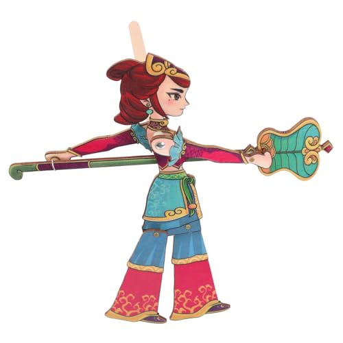 FIXOSHEE Traditionelle Chinesische Schattenpuppe aus Holz Handgefertigt Langlebig und Sicher DIY für Erwachsene Pädagogisches Puppentheater mit Klassischem West Leicht und Tragbar FIXOSHEE Traditionelle Chinesische Schattenpuppe aus Holz Handgefertigt Langlebig und Sicher DIY für Erwachsene Pädagogisches Puppentheater mit Klassischem West Leicht und Tragbar von FIXOSHEE