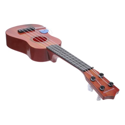 FIXOSHEE Ukulele Barock Perlmutt Kaffee Klassische Gitarre mit Stimmbaren Saiten Musikalisches Lerninstrument für Anfänger Jungen und Mädchen von FIXOSHEE