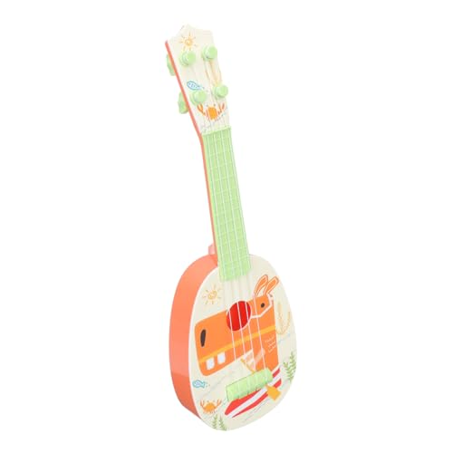 FIXOSHEE Ukulele aus Hochwertigem Kunststoff Buntes Lernmusikinstrument für Frühe Musikalische Mini Gitarrenmodell für Jungen und Mädchen Kreatives und Raumdekoration von FIXOSHEE