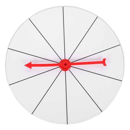 FIXOSHEE Wandhängendes Drehrad zum Drehen Wiederverwendbares Party preisrad Kompakt Leicht Praktisches Spiel für Gewinnspiele und Tombola Robust und Platzsparend von FIXOSHEE