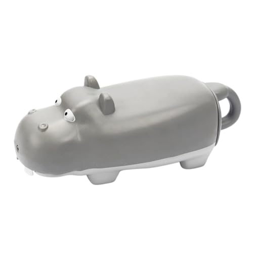 FIXOSHEE Wasserspritze Hippopotamus Wasserpistole Groß Fassungsvermögen Zieh Drückpumpe Langlebiges Badespielzeug für Sommer Pool Garten Wasserspielzeug Geschenk von FIXOSHEE