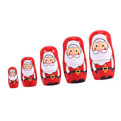 FIXOSHEE Weihnachtsdeko Holz Nesting Ornament mit Handgezeichnetem Weihnachtsmann Lustige Holzfigur für Gemütliche Wohnraumdekoration Farbenfrohes Detailreiches FIXOSHEE Weihnachtsdeko Holz Nesting Ornament mit Handgezeichnetem Weihnachtsmann Lustige Holzfigur für Gemütliche Wohnraumdekoration Farbenfrohes Detailreiches von FIXOSHEE