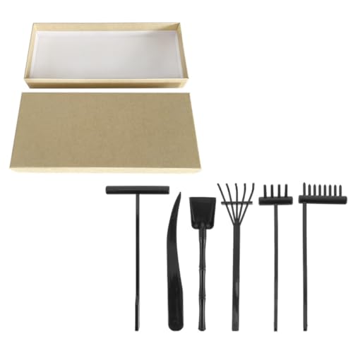 FIXOSHEE Zen Garten Rechen Set Kleine Zen Sand Garten Rakes Kit für Tischdekoration Meditationszubehör mit Verschiedenen Formen für Kreative Gestaltung FIXOSHEE Zen Garten Rechen Set Kleine Zen Sand Garten Rakes Kit für Tischdekoration Meditationszubehör mit Verschiedenen Formen für Kreative Gestaltung von FIXOSHEE