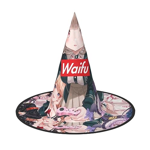 FJAUOQ Anime Waifu Halloween Hüte Schwebender Hexenhut Hängende Hexe Kostüm Dekoration für Party von FJAUOQ