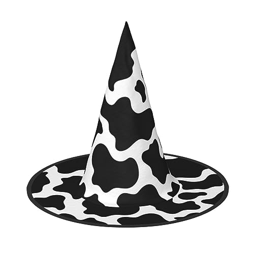 FJAUOQ Kuh Haut Druck Halloween Hüte Schwebender Hexenhut Hängende Hexe Kostüm Dekoration für Party von FJAUOQ