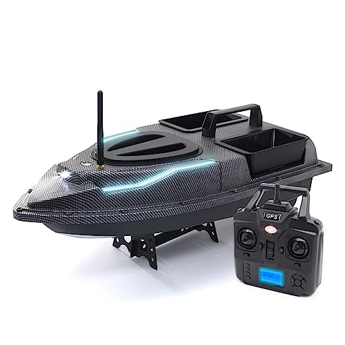 5200 mAh/12000 mAh EIN-Knopf-Fernbedienungs-Köderboot mit Doppellager-Festpunkt-Köderlieferung, 5200 mAh (12000 mAh) von FKFKFFF
