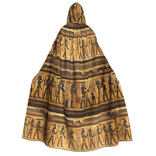 Ägypten Hieroglyphen Druck Erwachsene Kapuzenumhang Umhang Gothic Karneval Umhang für Damen und Herren Cosplay Kostüme Ägypten Hieroglyphen Druck Erwachsene Kapuzenumhang Umhang Gothic Karneval Umhang für Damen und Herren Cosplay Kostüme von FKGKDF