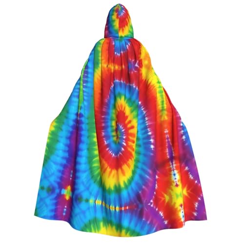 Dye Hippies Print Erwachsene Kapuzenumhang Umhang Gothic Karneval Umhang für Damen und Herren Cosplay Kostüme von FKGKDF