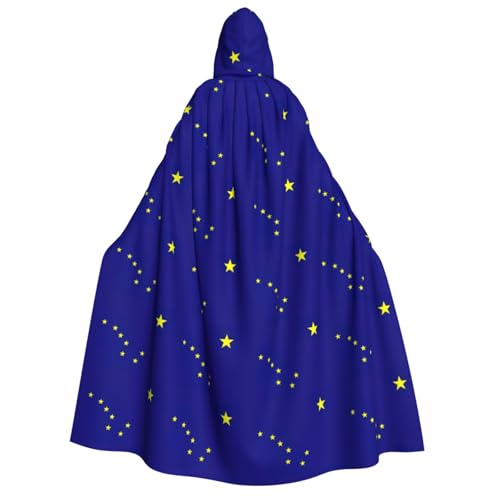 FKGKDF Alaska State Flag Print Adult Halloween Hooded Cloak, Hood & Bow Tie, For Cosplay/Trick-or Treat FKGKDF Alaska State Flag Print Adult Halloween Hooded Cloak, Hood & Bow Tie, For Cosplay/Trick-or Treat von FKGKDF