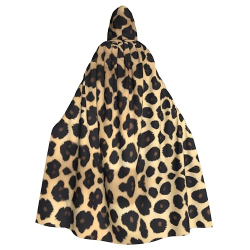 FKGKDF Gothic-Maskerade-Umhang mit Leopardenmuster, dunkler Fantasie-Karnevals-Umhang für Kostümpartys und Cosplay FKGKDF Gothic-Maskerade-Umhang mit Leopardenmuster, dunkler Fantasie-Karnevals-Umhang für Kostümpartys und Cosplay von FKGKDF