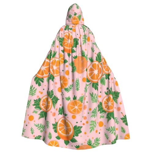 FKGKDF Gothic Maskerade Umhang mit Obst-Orangen-Druck, dunkler Fantasie-Karnevals-Umhang für Kostümpartys und Cosplay FKGKDF Gothic Maskerade Umhang mit Obst-Orangen-Druck, dunkler Fantasie-Karnevals-Umhang für Kostümpartys und Cosplay von FKGKDF