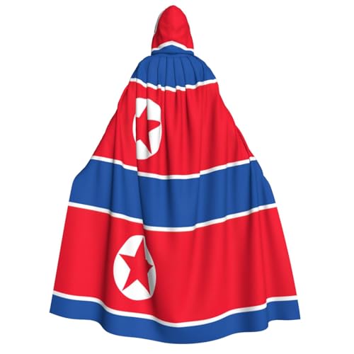FKGKDF Kapuzenumhang mit koreanischer Flagge, für Erwachsene, Halloween, Kapuze und Fliege, für Cosplay/Süßes oder Saures FKGKDF Kapuzenumhang mit koreanischer Flagge, für Erwachsene, Halloween, Kapuze und Fliege, für Cosplay/Süßes oder Saures von FKGKDF