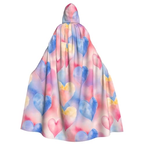 FKGKDF Regenbogen, Gothic-Maskerade-Umhang, dunkler Fantasie-Karnevals-Umhang für Kostümpartys und Cosplay FKGKDF Regenbogen, Gothic-Maskerade-Umhang, dunkler Fantasie-Karnevals-Umhang für Kostümpartys und Cosplay von FKGKDF