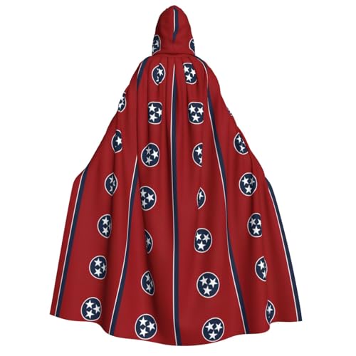 FKGKDF Tennessee State Flag Print Adult Halloween Hooded Cloak, Hood & Bow Tie, For Cosplay/Trick-or Treat FKGKDF Tennessee State Flag Print Adult Halloween Hooded Cloak, Hood & Bow Tie, For Cosplay/Trick-or Treat von FKGKDF