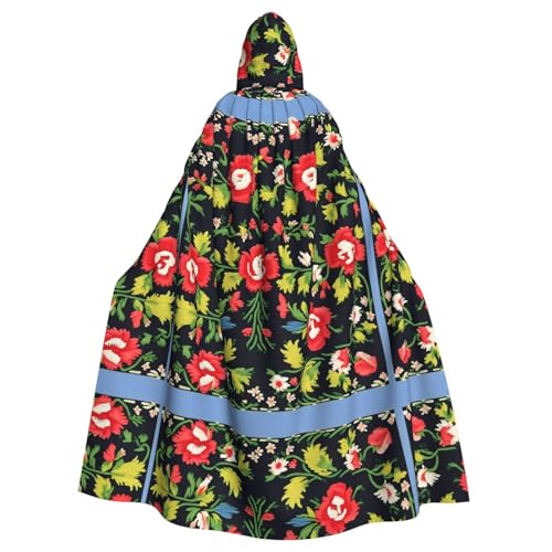 FKGKDF Ukrainischer Stickerei-Stil, Rosen-Druck, Gothic-Maskerade-Umhang, dunkle Fantasie, Karneval, Umhang für Kostümpartys und Cosplay FKGKDF Ukrainischer Stickerei-Stil, Rosen-Druck, Gothic-Maskerade-Umhang, dunkle Fantasie, Karneval, Umhang für Kostümpartys und Cosplay von FKGKDF