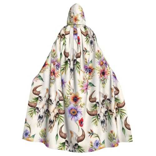 FKGKDF Umhang mit Totenkopf-Aufdruck, Gothic-Stil, Fantasie, Karneval, für Kostümpartys und Cosplay FKGKDF Umhang mit Totenkopf-Aufdruck, Gothic-Stil, Fantasie, Karneval, für Kostümpartys und Cosplay von FKGKDF