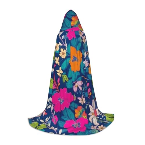 FKGKDF Unisex-Kapuzenumhang mit Blumendruck, aufmerksames Geschenk für Halloween/Cosplay-Liebhaber/Themenpartys FKGKDF Unisex-Kapuzenumhang mit Blumendruck, aufmerksames Geschenk für Halloween/Cosplay-Liebhaber/Themenpartys von FKGKDF