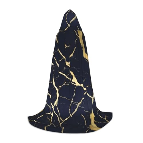 FKGKDF Unisex-Kapuzenumhang mit Marmor-Druck, aufmerksames Geschenk für Halloween/Cosplay-Liebhaber/Themenpartys von FKGKDF