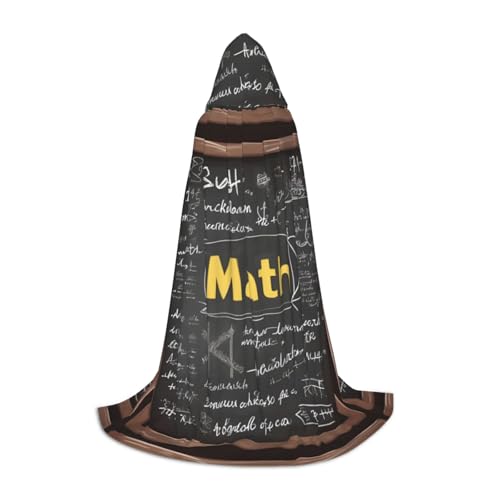 FKGKDF Unisex Kapuzenumhang mit Mathematikdruck, aufmerksames Geschenk für Halloween/Cosplay-Liebhaber/Themenpartys FKGKDF Unisex Kapuzenumhang mit Mathematikdruck, aufmerksames Geschenk für Halloween/Cosplay-Liebhaber/Themenpartys von FKGKDF