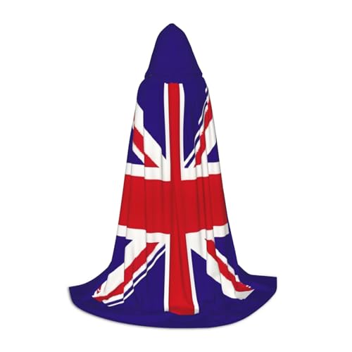 FKGKDF Unisex-Kapuzenumhang mit britischer Flagge, aufmerksames Geschenk für Halloween/Cosplay-Liebhaber/Themenpartys FKGKDF Unisex-Kapuzenumhang mit britischer Flagge, aufmerksames Geschenk für Halloween/Cosplay-Liebhaber/Themenpartys von FKGKDF