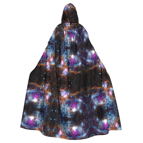 FKGKDF Universe Galaxy Space Print Gothic Maskerade Cloak Dark Fantasy Karneval Umhang für Kostümpartys und Cosplay von FKGKDF