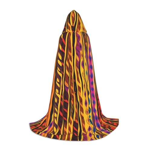 Mexikanischer Volkskunst, Boho-Druck, Unisex, Kapuzenumhang, aufmerksames Geschenk für Halloween/Cosplay-Liebhaber/Themenpartys von FKGKDF