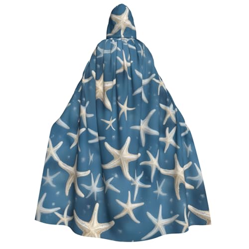 Seestern-Umhang aus Wolle, bedruckt, für Erwachsene, Gothic, Karneval, Umhang für Damen und Herren, Cosplay-Kostüme Seestern-Umhang aus Wolle, bedruckt, für Erwachsene, Gothic, Karneval, Umhang für Damen und Herren, Cosplay-Kostüme von FKGKDF