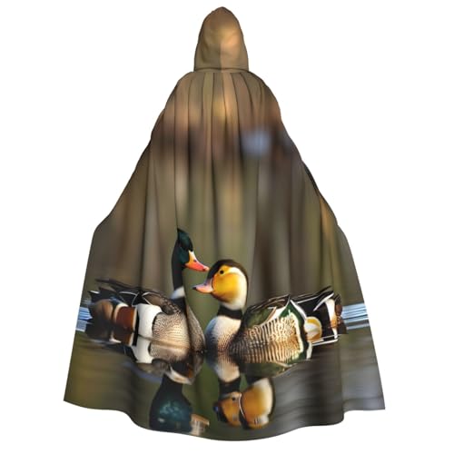 Stockenten-Umhang mit Kapuze, für Erwachsene, Gothic, Karneval, Umhang für Damen und Herren, Cosplay-Kostüme von FKGKDF