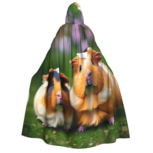 Süßer Meerschweinchen-Aufdruck, Erwachsenen-Umhang mit Kapuze, Gothic, Karneval, Umhang für Damen und Herren, Cosplay-Kostüme Süßer Meerschweinchen-Aufdruck, Erwachsenen-Umhang mit Kapuze, Gothic, Karneval, Umhang für Damen und Herren, Cosplay-Kostüme von FKGKDF