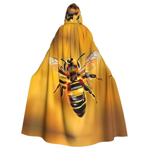 Umhang mit Bienen-Motiv, Gothic-Maskerade, dunkler Fantasie-Karneval, Umhang für Kostümpartys und Cosplay von FKGKDF