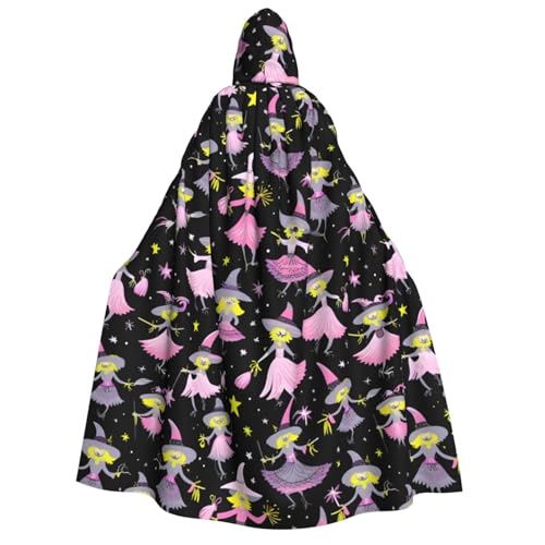 Umhang mit Kapuze, Hexe, Bohemian-Stil, für Erwachsene, Gothic, Karneval, Umhang für Damen und Herren, Cosplay-Kostüme von FKGKDF