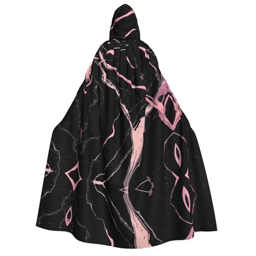 Umhang mit schwarzer Rose und Marmor-Druck, für Erwachsene, Gothic, Karneval, Umhang für Damen und Herren, Cosplay-Kostüme von FKGKDF