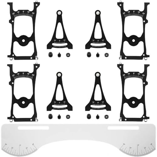 FKRTQIYN 1/10 RC -Auto -Tuning -Tool für die Aufhängung und Lenkanpassung mit Kammerzehen und Schlupfwinkelkompatibilität für Rennsport und Driften von FKRTQIYN