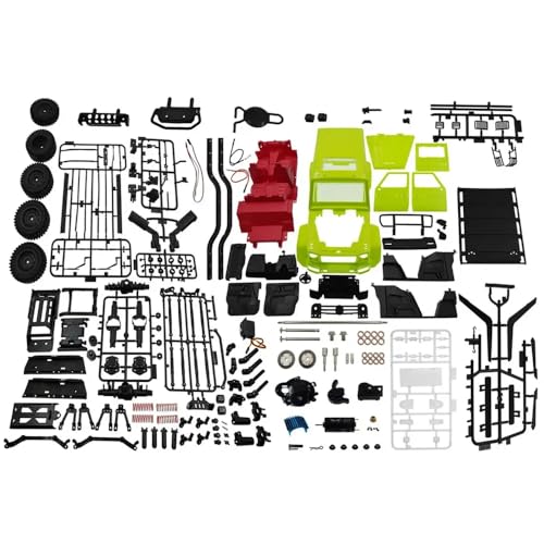 FKRTQIYN 1/12 Skala 2,4G 4WD Fernbedienungskontrolle Crawler Car Unmusted DIY Off Roadmodell für Kindergeschenke(LGN) von FKRTQIYN